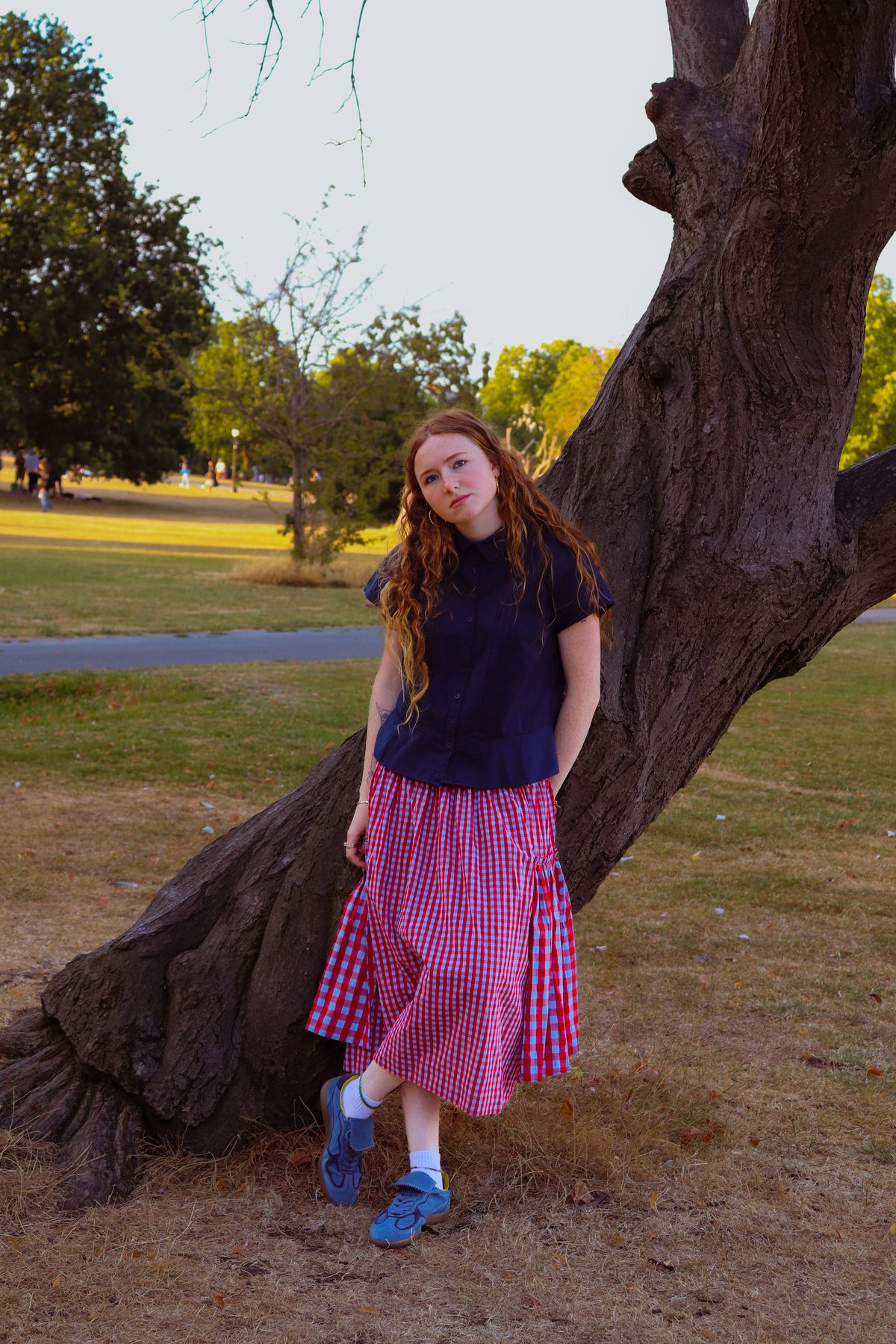 Georgie Benz in the park